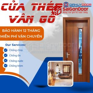 CỬA THÉP VÂN GỖ GIAHUYDOOR – LỰA CHỌN HOÀN HẢO CHO NGÔI NHÀ HIỆN ĐẠI